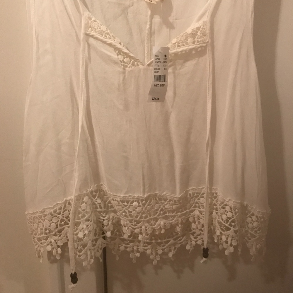 Pacsun (LA Hearts) White tank top